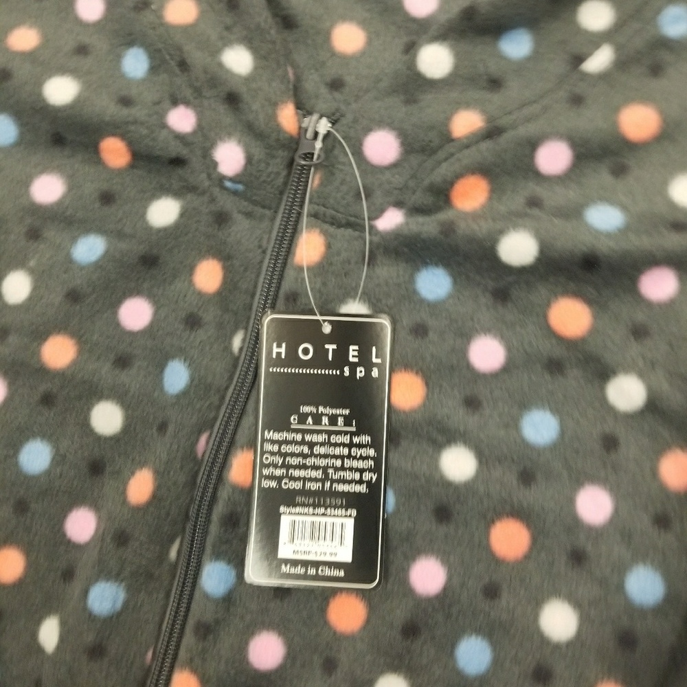 Ladies Zipper Robe - Picture 2 of 2